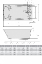 Акриловая ванна Alpen Lily 150х70