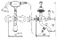 Смеситель Cezares Venezia VENEZIA-VDM-03/24-Bi для ванны с душем