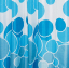 Штора для ванной комнаты Ridder Kani синий/голубой 180x200 403073