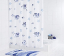 Штора для ванной комнаты Ridder Skalar синий/голубой 180x200 47360